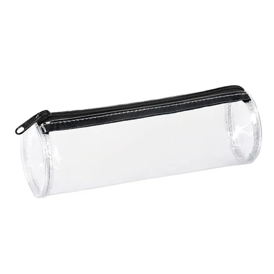 Trousse Clear - 1 compartiment - transparent ronde ou rectangulaire - Viquel