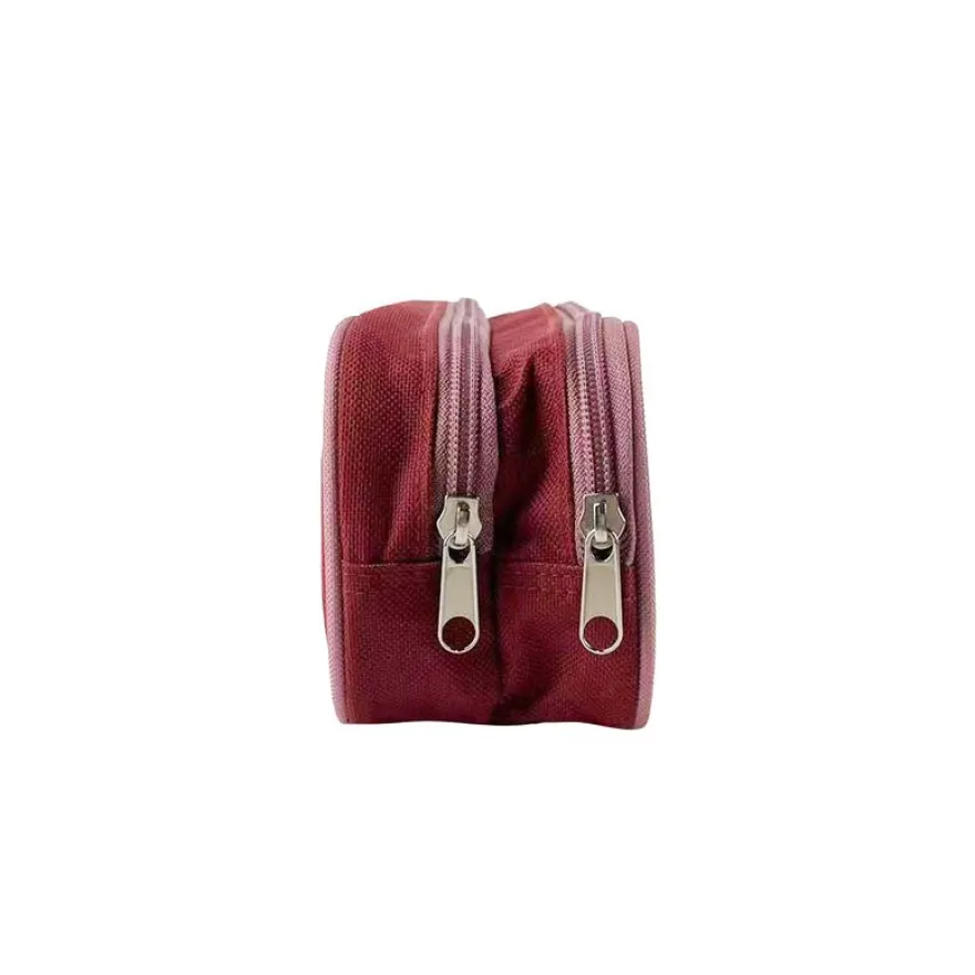 Trousse Cybel - 2 compartiments - rose - Bagtrotter