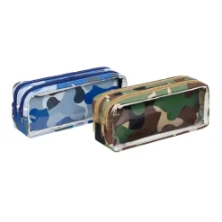 Trousse Double Camo - 2 compartiments - différents modèles disponibles - Viquel