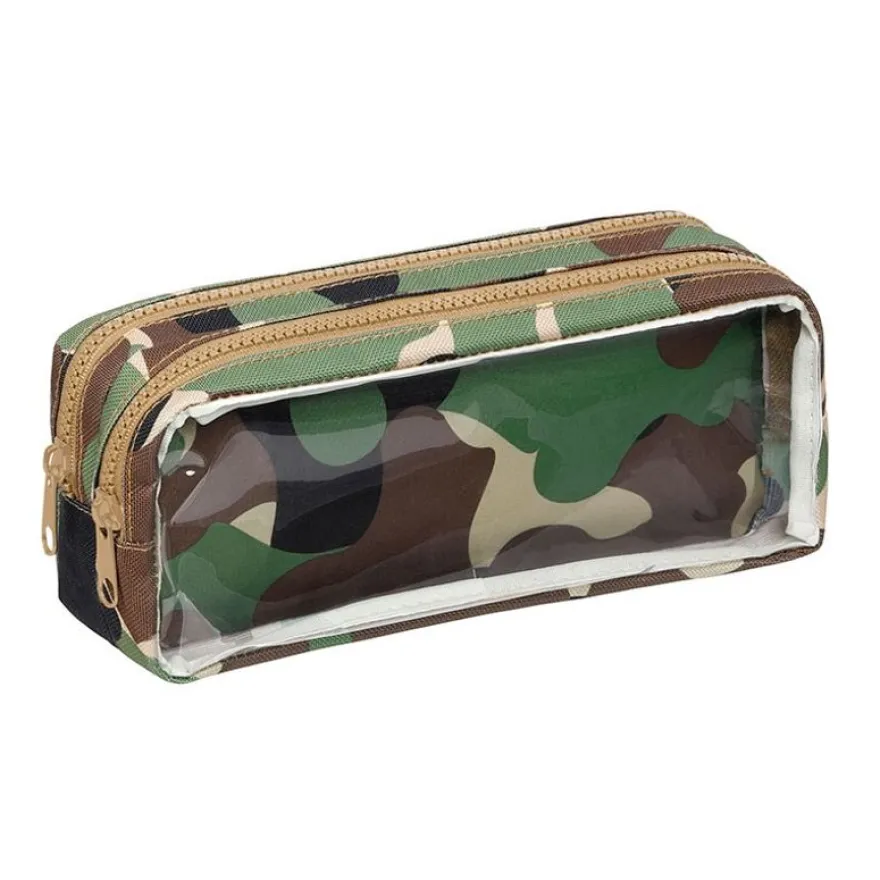 Trousse Double Camo - 2 compartiments - différents modèles disponibles - Viquel