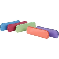 Trousse Fun en cuir - 1 compartiment - différents coloris et formes disponibles - Viquel