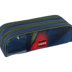 Trousse Manga - 2 compartiments - marine - Oberthur