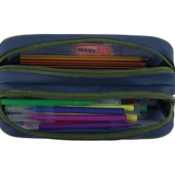 Trousse Manga - 2 compartiments - marine - Oberthur