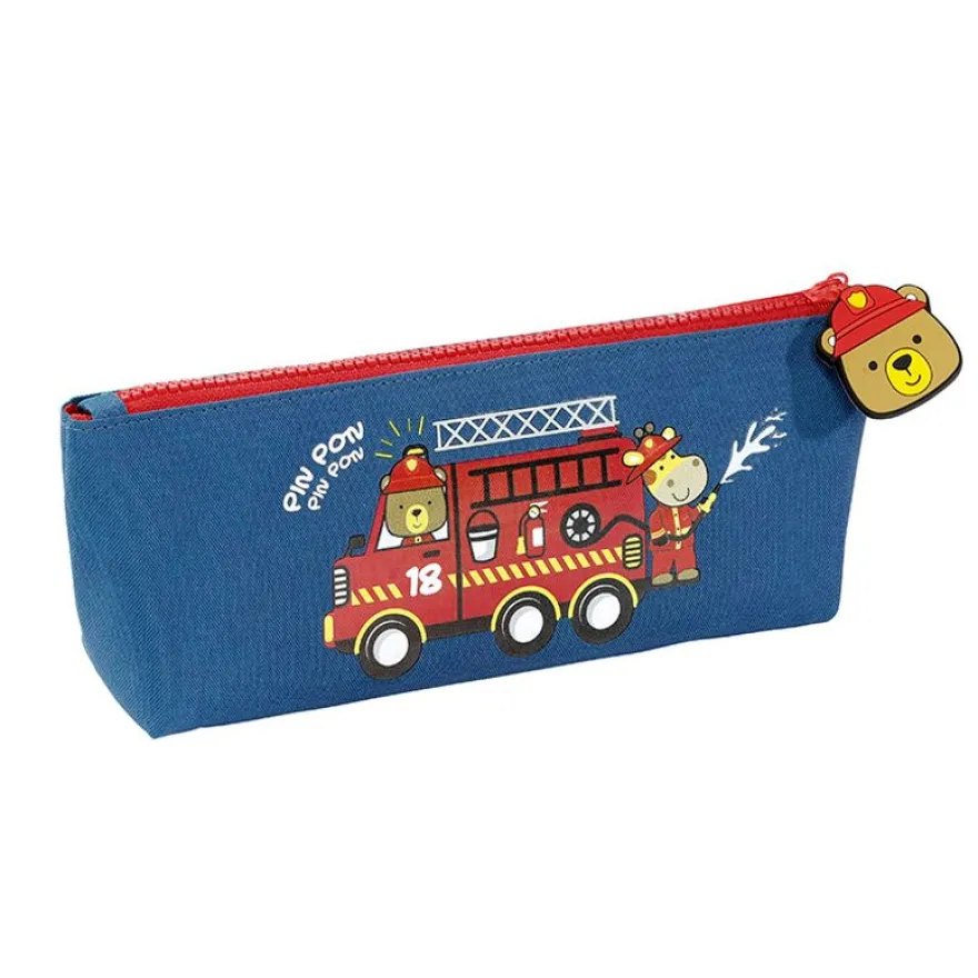Trousse Mini Pompier - 1 compartiment - bleu - Viquel