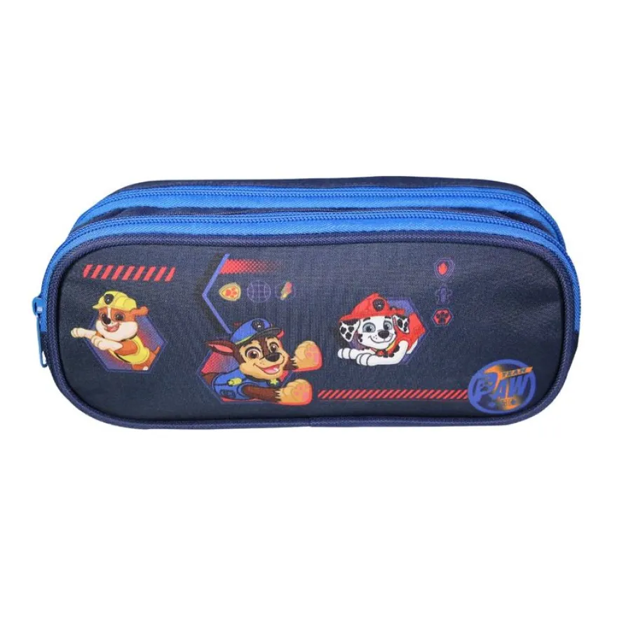 Trousse Pat'Patrouille - 2 compartiments - bleu - Bagtrotter