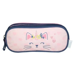Trousse Phileas - 2 compartiments - moustache - Bagtrotter