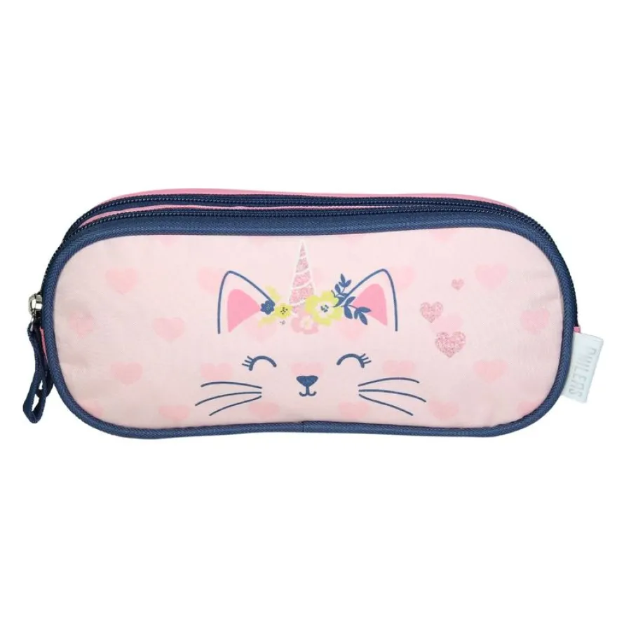 Trousse Phileas - 2 compartiments - moustache - Bagtrotter