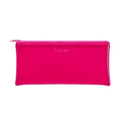 Trousse plate Crystal - 1 compartiment - 5 coloris disponibles - Viquel