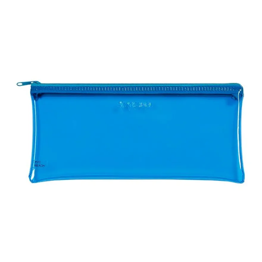 Trousse plate Crystal - 1 compartiment - 5 coloris disponibles - Viquel