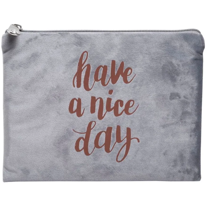 Trousse plate Ellipse - 1 compartiment - disponible dans différentes couleurs - Exacompta