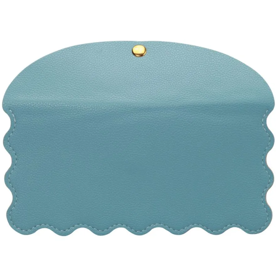 Trousse plate SCHOOL Mini & Chic coloris bleu