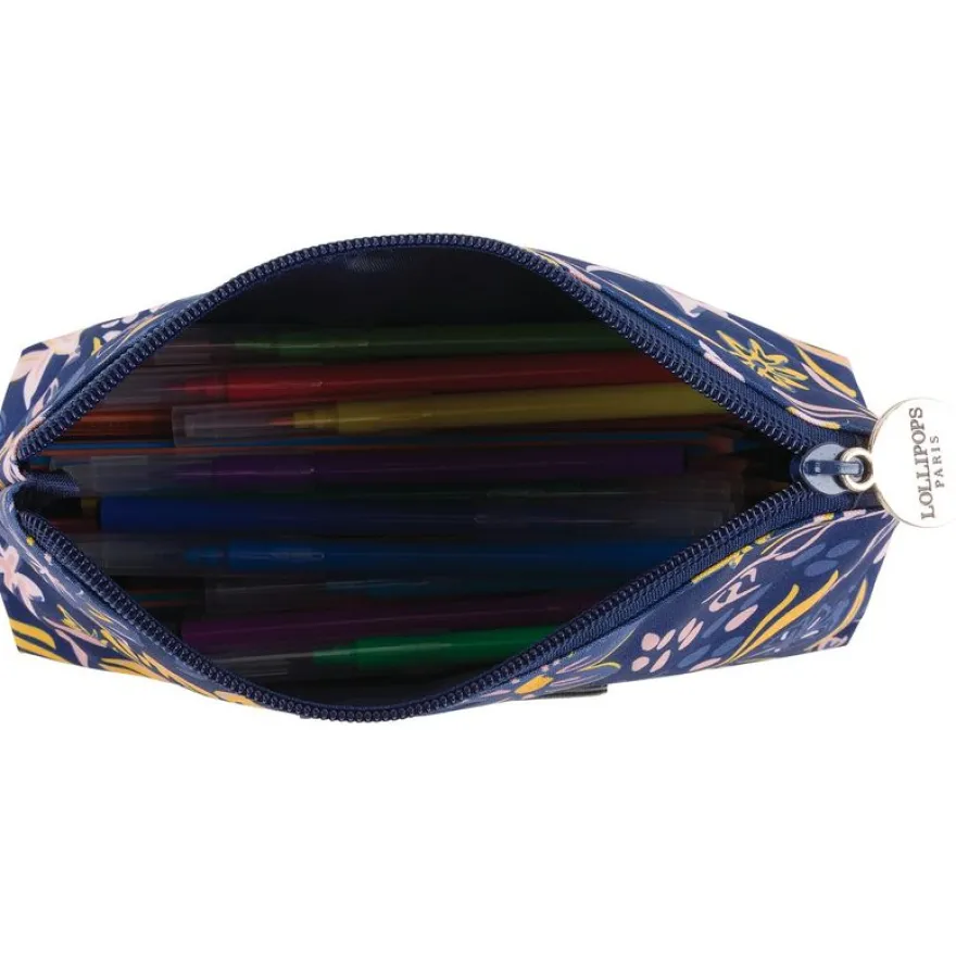Trousse pochette Lollipops - 1 compartiment - marine - Oberthur