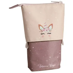 Trousse pot à crayons Shool "Pop-Up" - 1 compartiment - disponible en 4 motifs licorne - Carpentras
