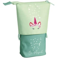 Trousse pot à crayons Shool "Pop-Up" - 1 compartiment - disponible en 4 motifs licorne - Carpentras