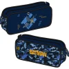 Trousse rectangulaire Batman Darknight - 2 compartiments - bleu nuit - Kid'Abord
