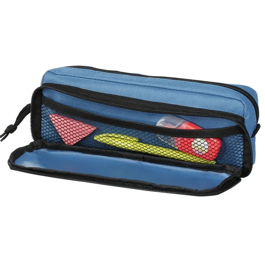 Trousse rectangulaire Big Teknik - 2 compartiments - disponible dans différentes couleurs - Viquel