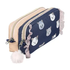 Trousse rectangulaire Cats - 2 compartiments - Viquel