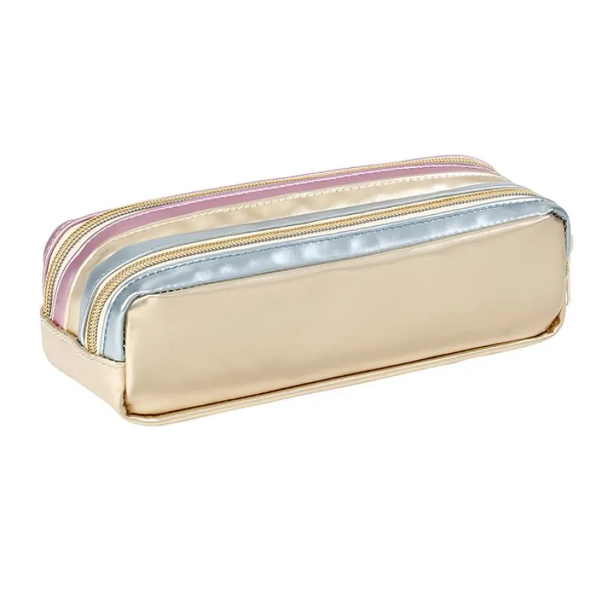 Trousse rectangulaire Chic - 2 compartiments - 2 modèles disponibles - Viquel