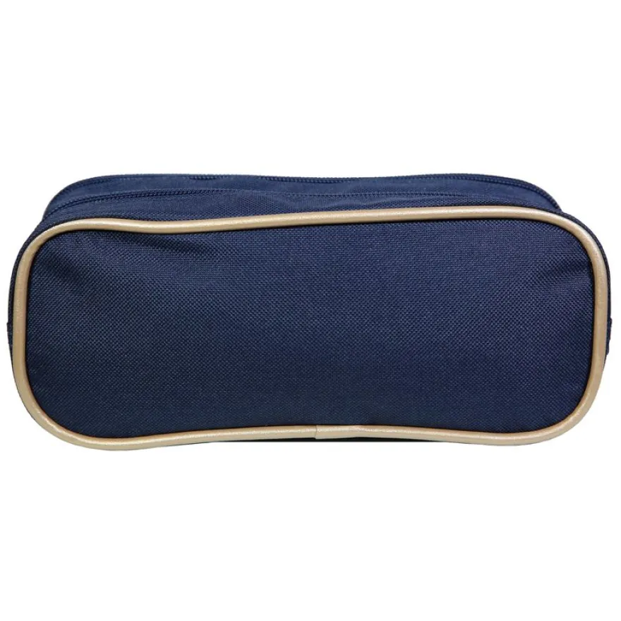 Trousse rectangulaire Cybel - 2 compartiments - bleu marine - Bagtrotter