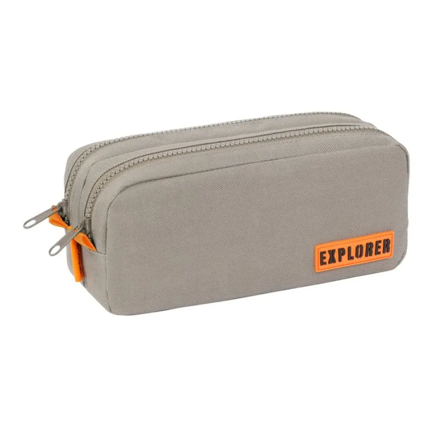 Trousse rectangulaire Explorer - 2 compartiments - disponible dans différentes couleurs - Viquel