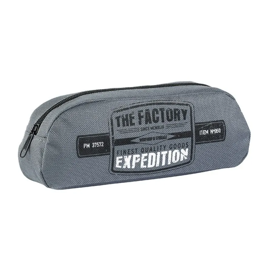 Trousse rectangulaire Factory - 1 compartiment - 2 coloris disponibles - Viquel