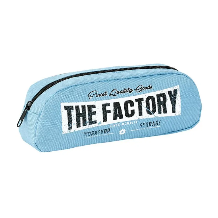 Trousse rectangulaire Factory - 1 compartiment - 2 coloris disponibles - Viquel