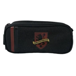 Trousse rectangulaire Harry Potter Gryffondor - 2 compartiments - gris - Kid'Abord