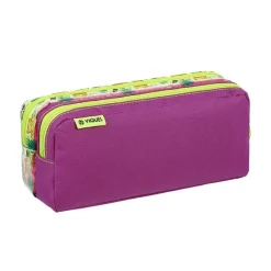 Trousse rectangulaire Jungle - 2 compartiments - 2 modèles disponibles - Viquel