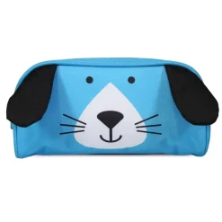 Trousse rectangulaire Kids Chien - 1 compartiment - bleu - Bagtrotter