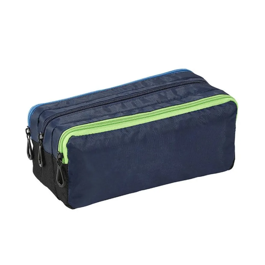 Trousse rectangulaire King Size Triple - 3 compartiments - 4 coloris disponibles - Viquel
