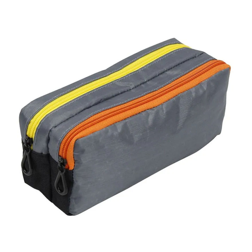 Trousse rectangulaire King Size Double - 2 compartiments - 4 coloris disponibles - Viquel