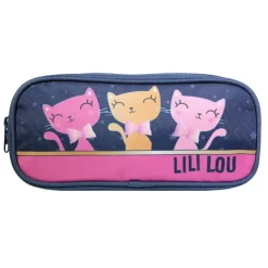 Trousse rectangulaire Lililou - 1 compartiment - noir - Bagtrotter