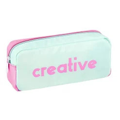 Trousse rectangulaire Milkshake - 1 compartiment - 3 modèles disponibles - Viquel