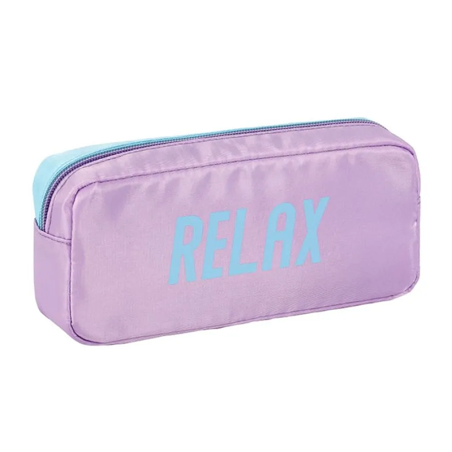 Trousse rectangulaire Milkshake - 1 compartiment - 3 modèles disponibles - Viquel