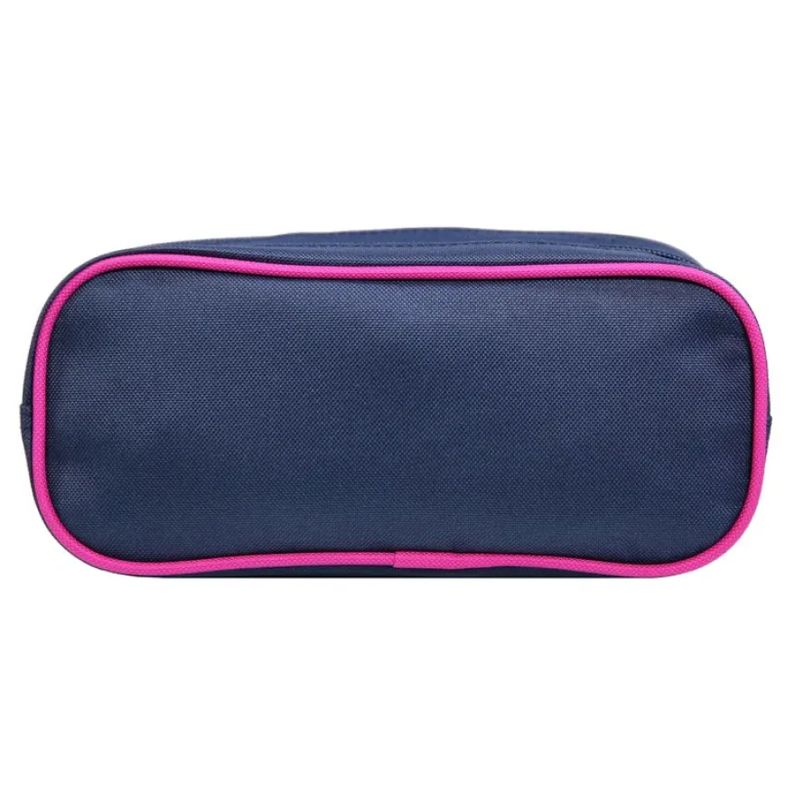Trousse rectangulaire Poivre Blanc - 2 compartiments - bleu - Bagtrotter