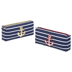 Trousse rectangulaire Sailor - 1 compartiment - 2 modèles disponibles - Viquel