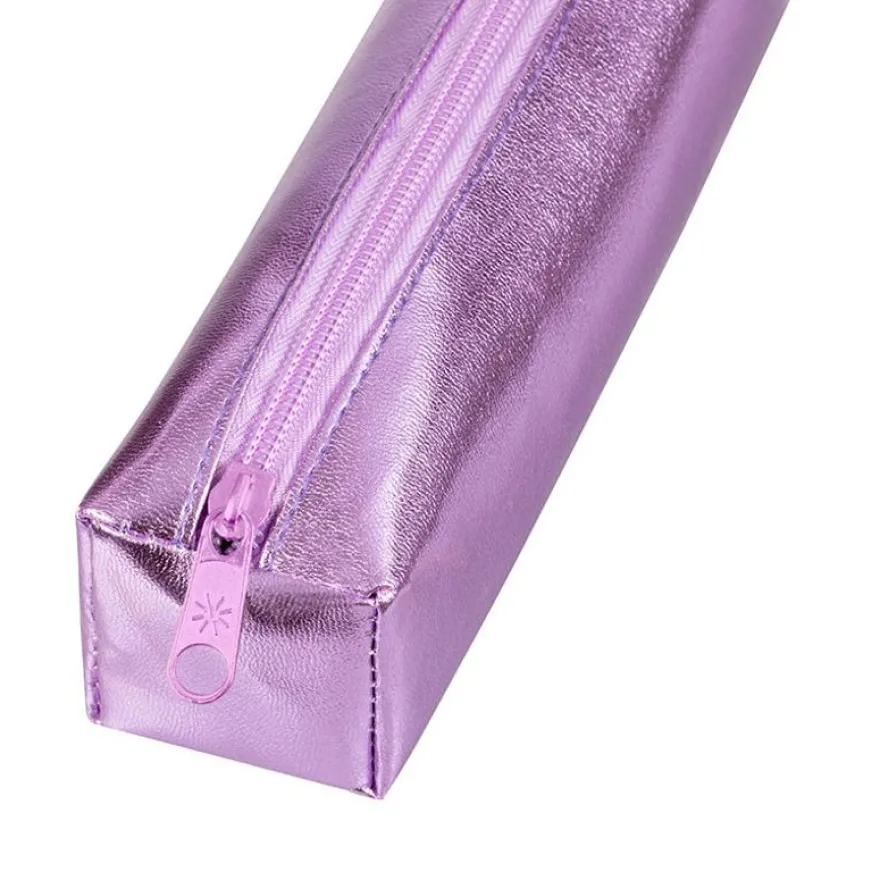 Trousse rectangulaire Silver - 1 compartiment - 5 coloris disponibles - Viquel