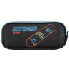 Trousse rectangulaire Skate - 2 compartiments - noir - Viquel