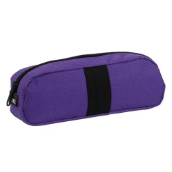 Trousse rectangulaire Stripe - 1 compartiment - 5 coloris disponibles - Viquel