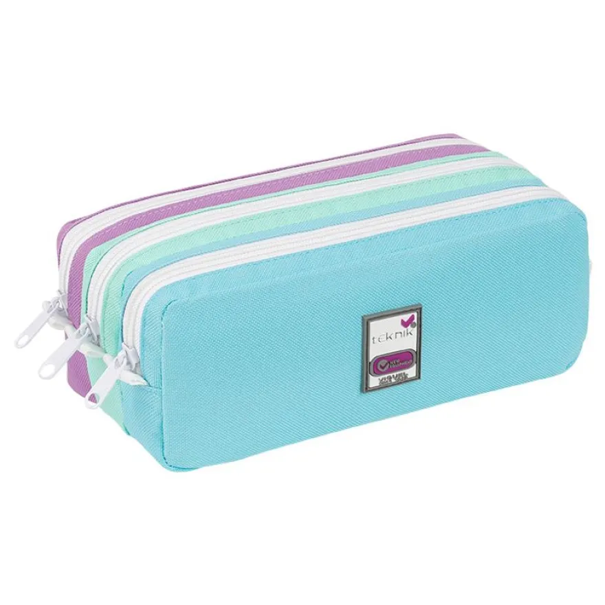 Trousse rectangulaire Teknik - 3 compartiments - 2 modèles disponibles - Viquel