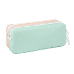 Trousse rectangulaire Teknik Pastel - 2 compartiments - 2 modèles disponibles - Exclusivité Bureau Vallée - Viquel