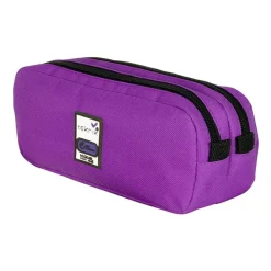 Trousse rectangulaire Teknik Double - 2 compartiments - 4 coloris disponibles - Viquel