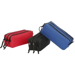 Trousse rectangulaire Trizip - 3 compartiments - 3 coloris disponibles - Viquel