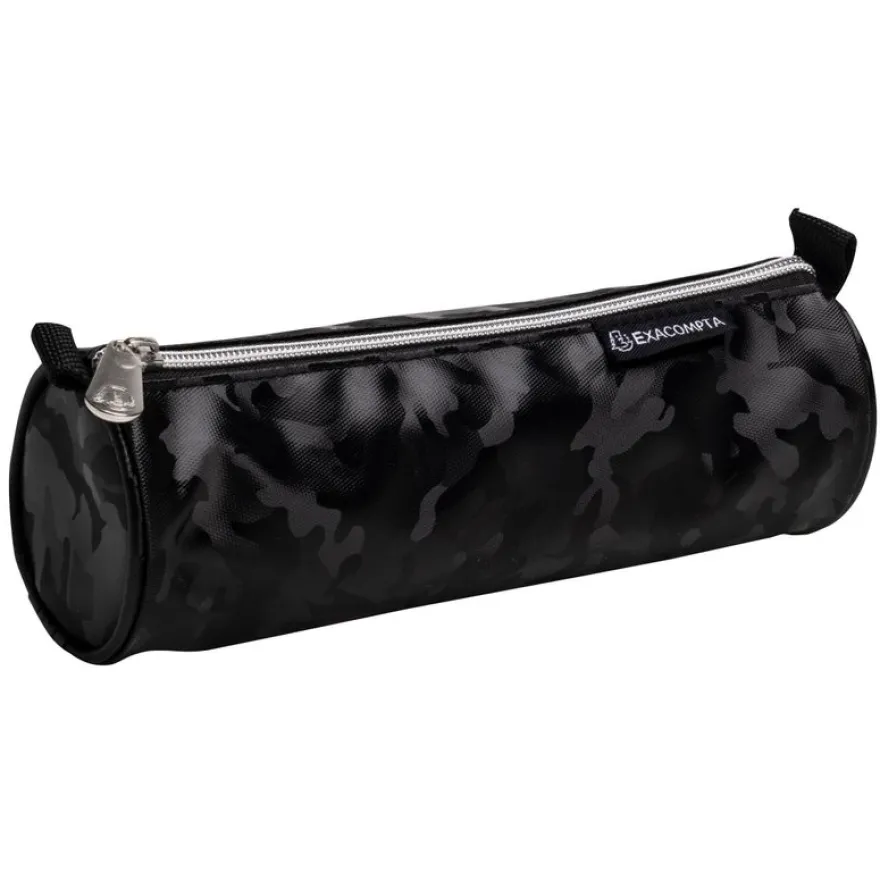 Trousse ronde Camo - 1 compartiment - disponible dans différentes couleurs - Exacompta