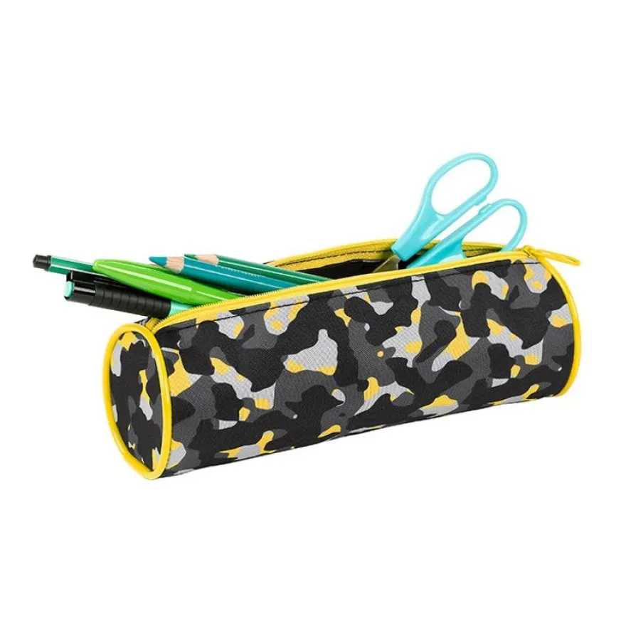 Trousse ronde Camo - 1 compartiment - Viquel