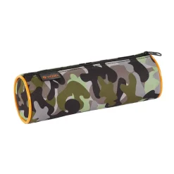 Trousse ronde Camouflage - 1 compartiment - 2 modèles disponibles - Viquel