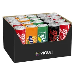 Trousse ronde Canettes - 1 compartiment - différents modèles disponibles - Viquel