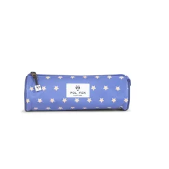 Trousse ronde Catch - 1 compartiment - bleu - Pol Fox