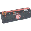 Trousse ronde Cheval - 1 compartiment - gris chine - Oberthur