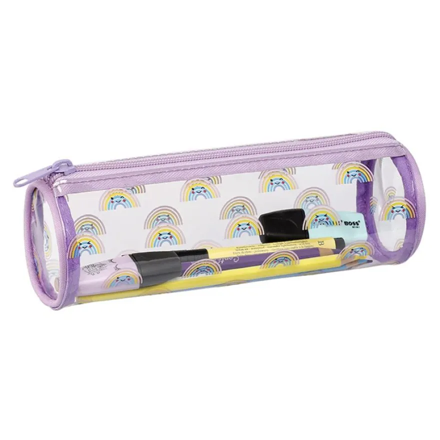 Trousse ronde Cutie - 1 compartiment - 3 modèles disponibles - Exclusivité Bureau Vallée - Viquel